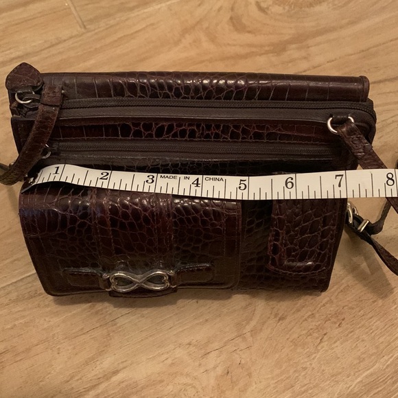 Brighton Leather Crossbody Wallet Bag - Picture 10 of 11